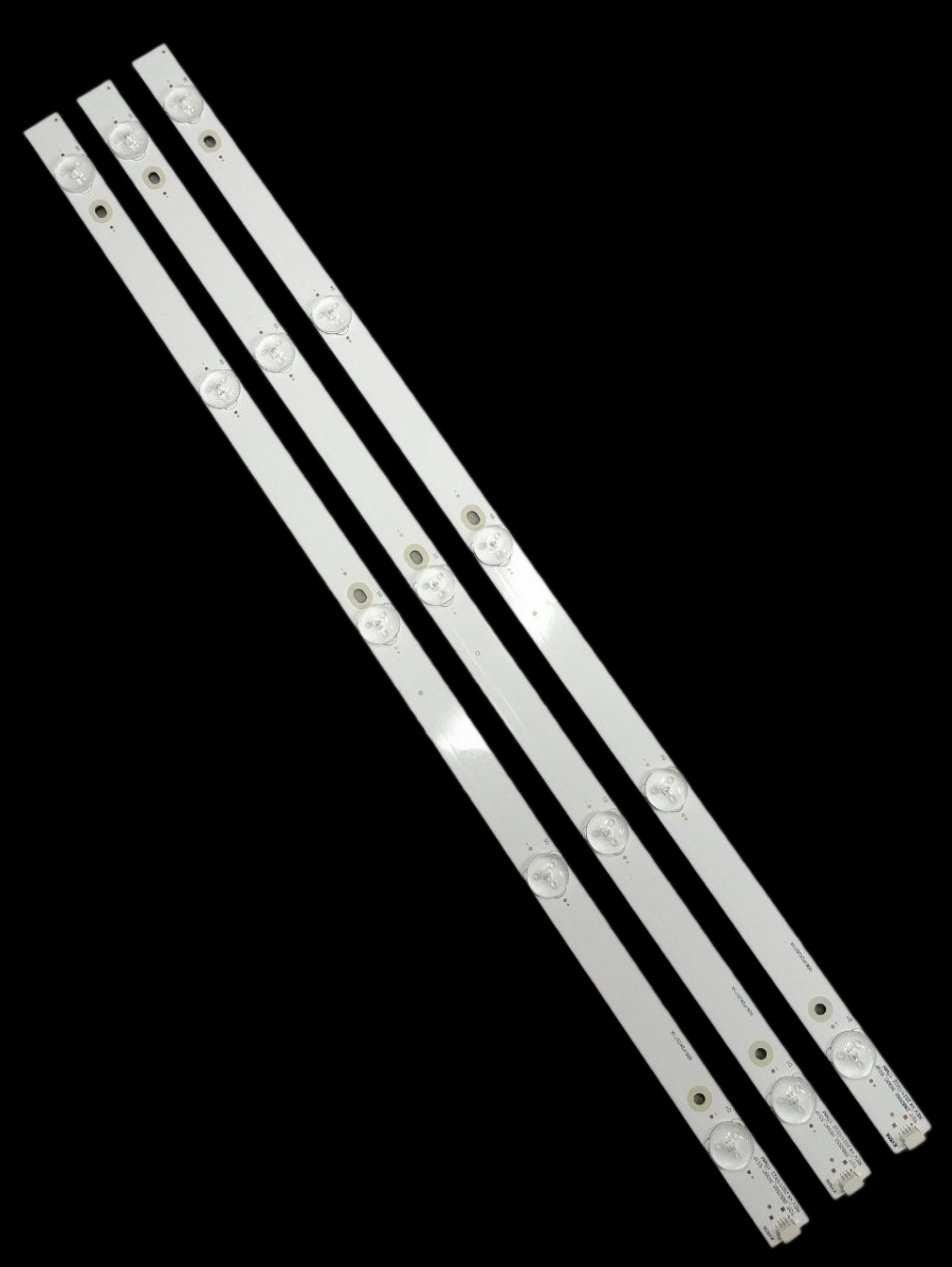 XY-658 LED подсветка. T0T-28B2550-3030C-5S1P 523mm 5led 3pcs/set 6V1W
