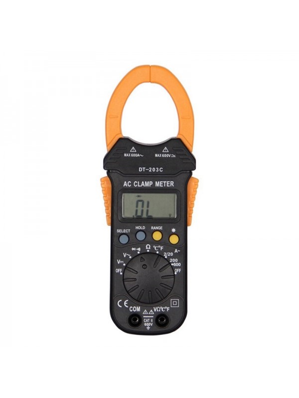 Мультиметр цифровой с токовыми клещами DT-203C