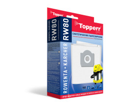 RW 80 Topperr Пылесборник синтетический для пылесоса Rowenta Turbo Bully, 2 шт.в ед.(C) 1425
